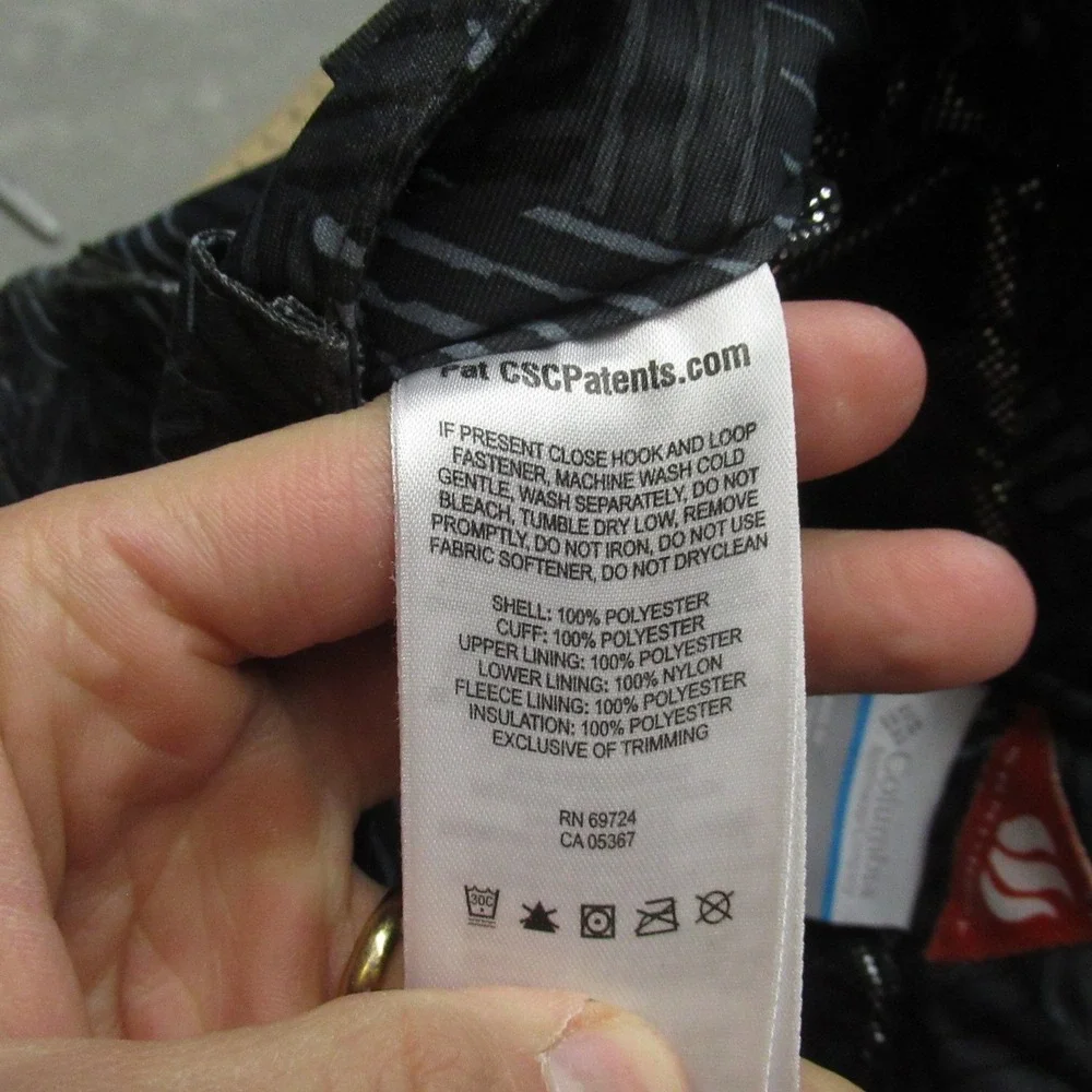 Columbia Snow Pants Youth XS Black Camo Omni Heat Winter Ski Cargo Outdoor 24x21